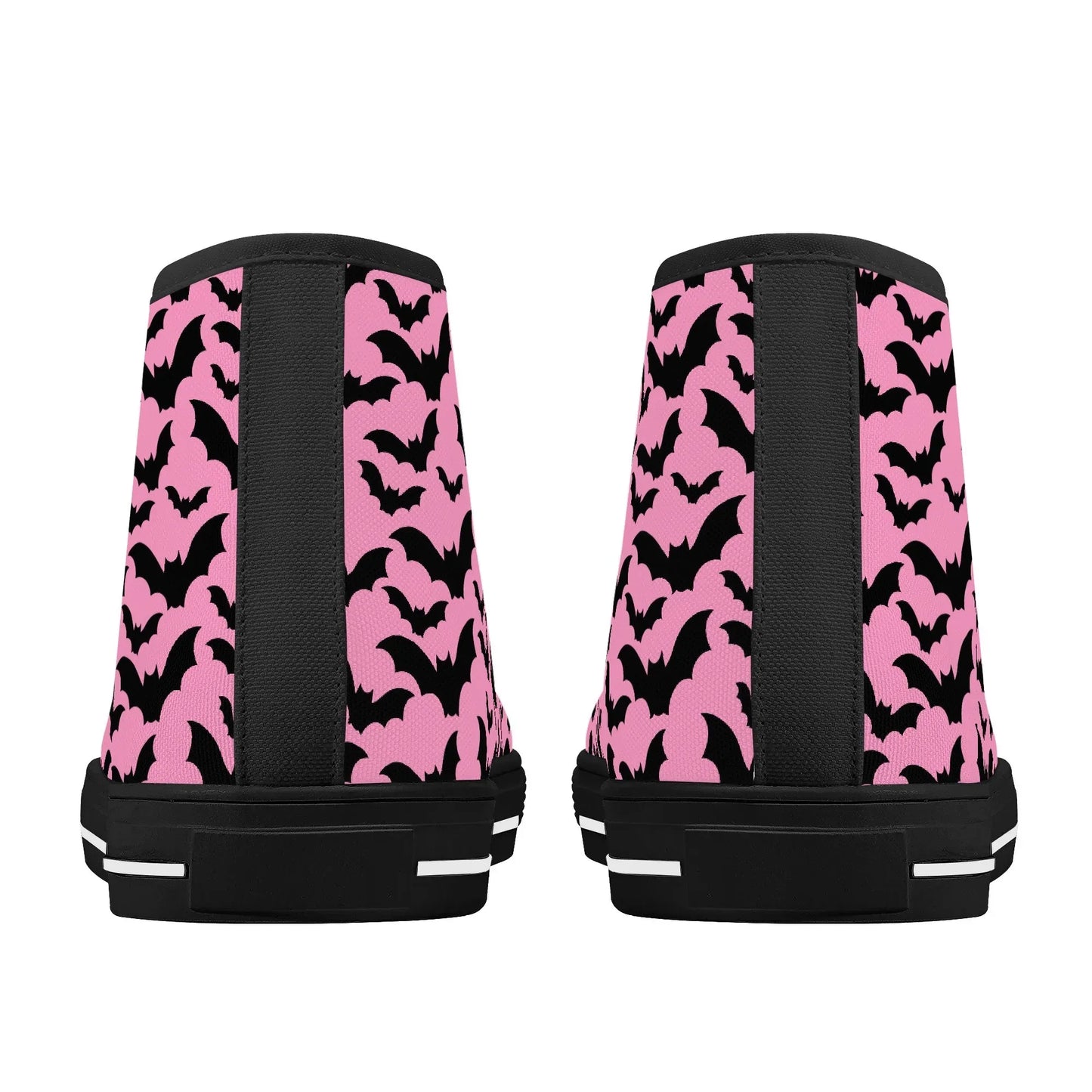Midnight Flutter Unisex High Top Canvas Shoes - Puppy's Aesthetics