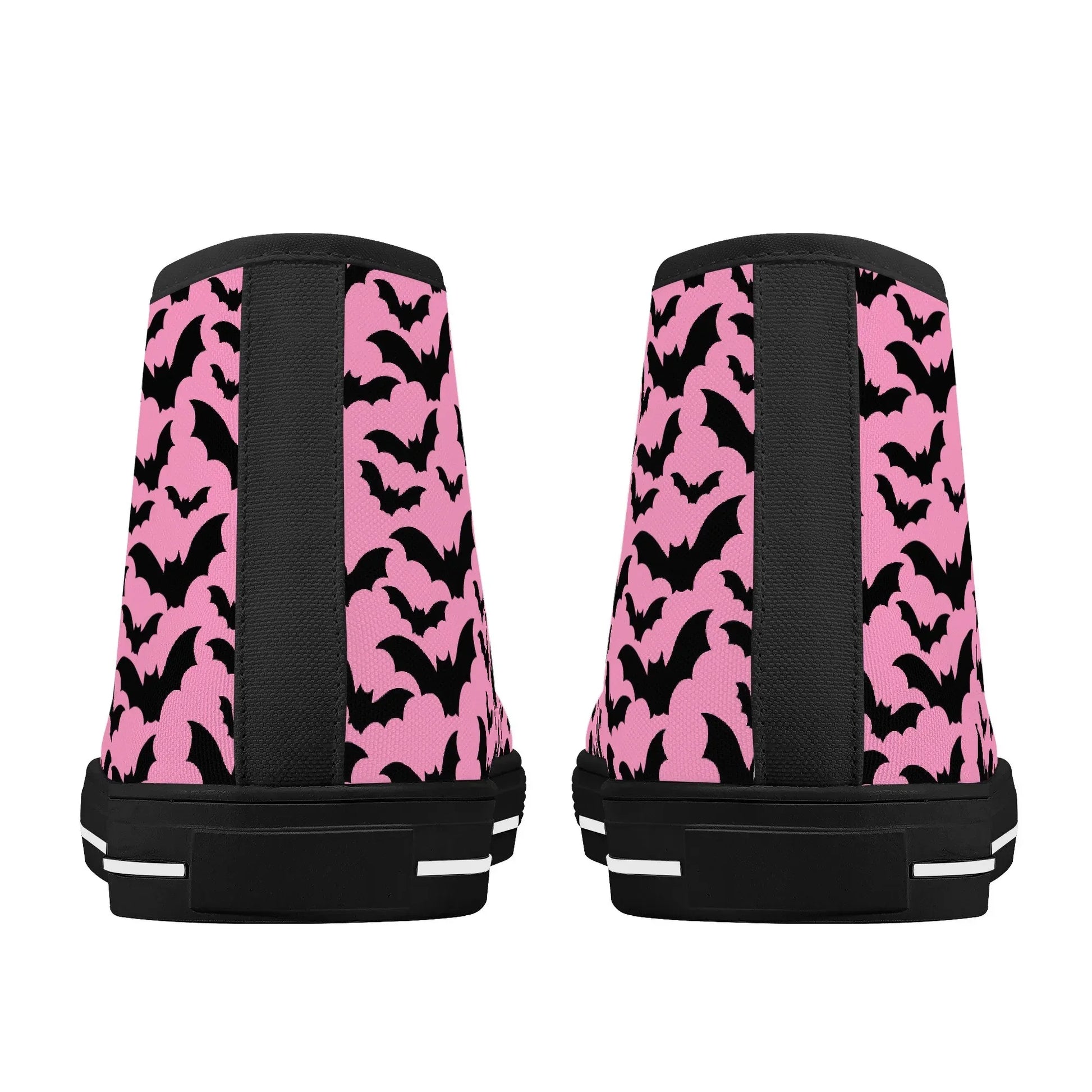 Midnight Flutter Unisex High Top Canvas Shoes - Puppy's Aesthetics