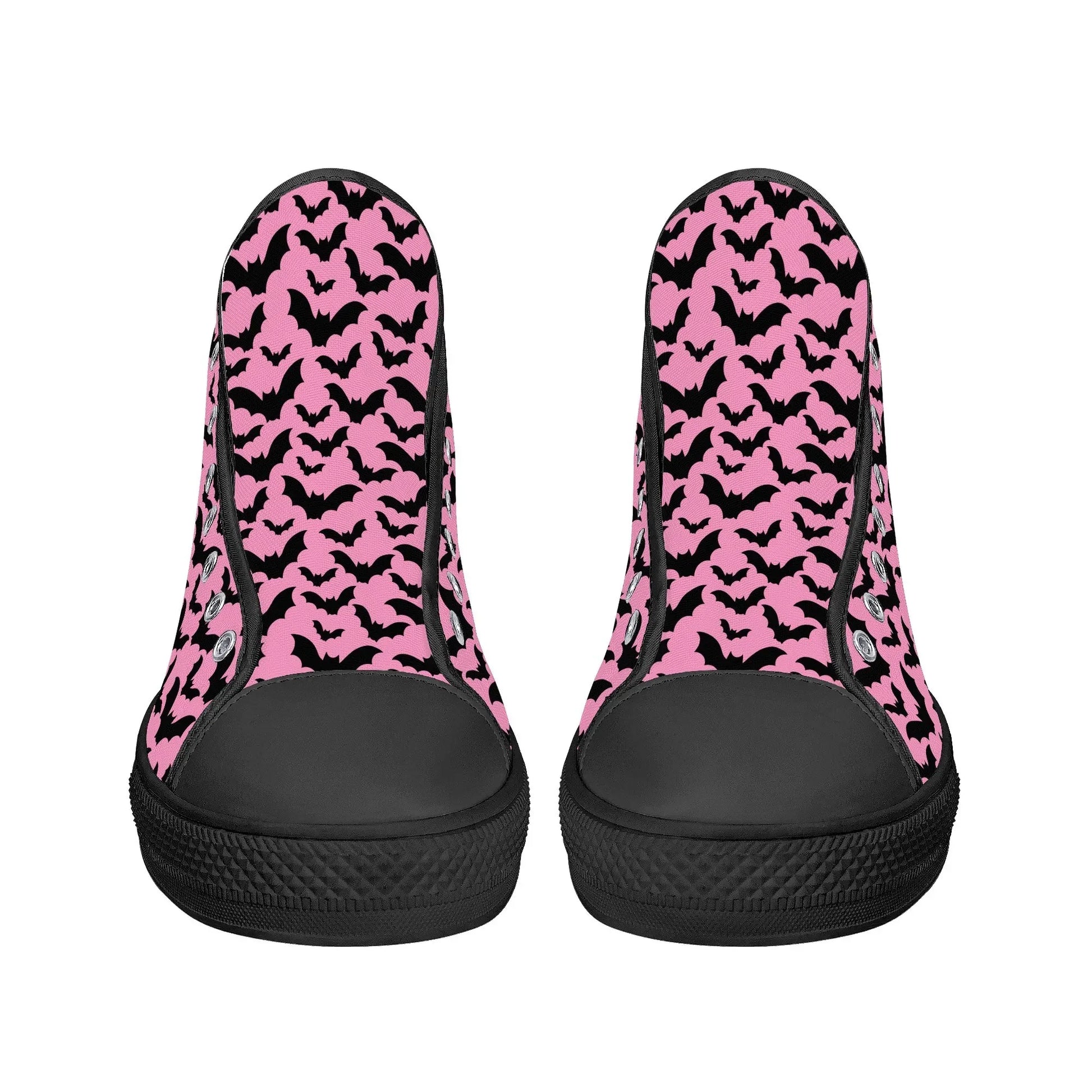 Midnight Flutter Unisex High Top Canvas Shoes - Puppy's Aesthetics
