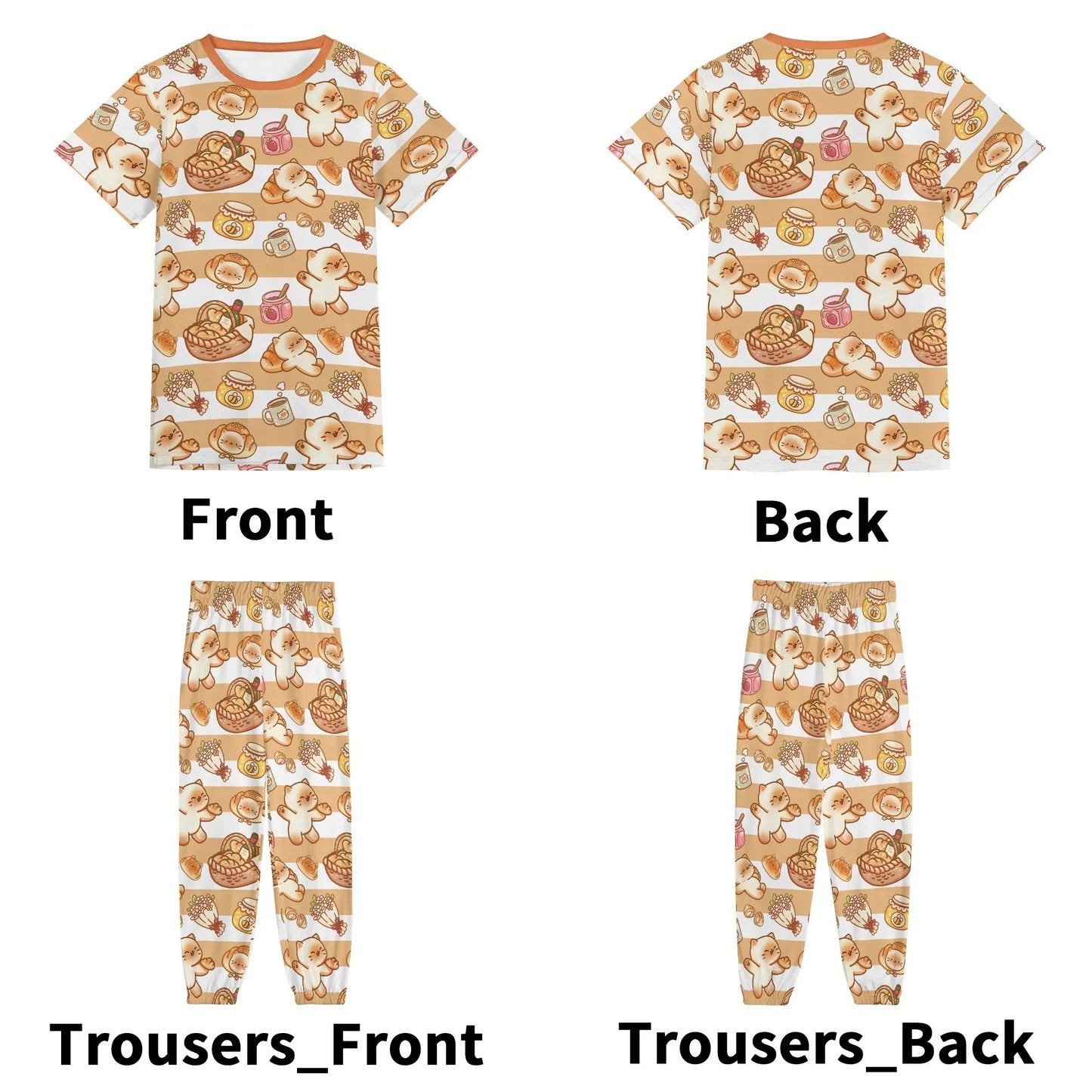 Jam Picnic Kitten Unisex Jammies - Puppy's Aesthetics