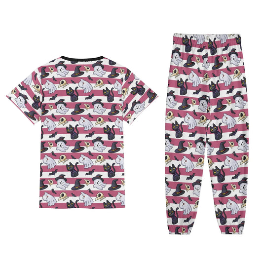 Haunted Whiskers Unisex Jammies - Puppy's Aesthetics