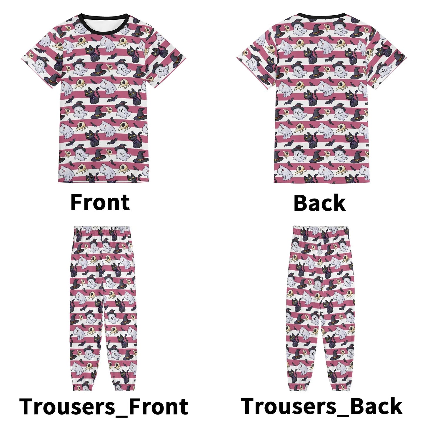 Haunted Whiskers Unisex Jammies - Puppy's Aesthetics