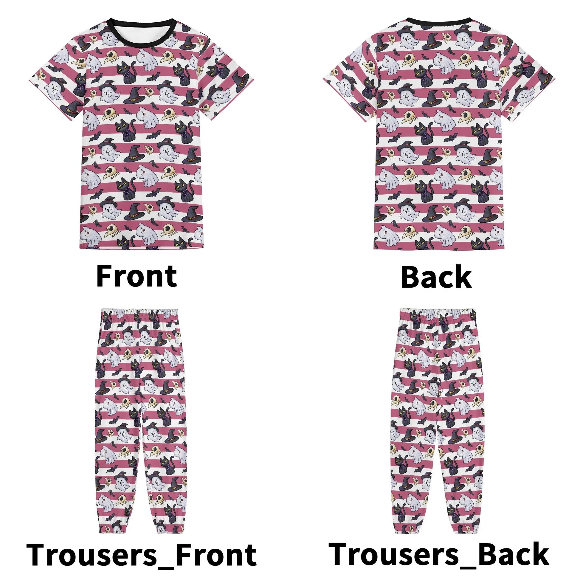 Haunted Whiskers Unisex Jammies - Puppy's Aesthetics