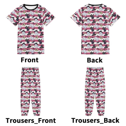 Haunted Whiskers Unisex Jammies - Puppy's Aesthetics