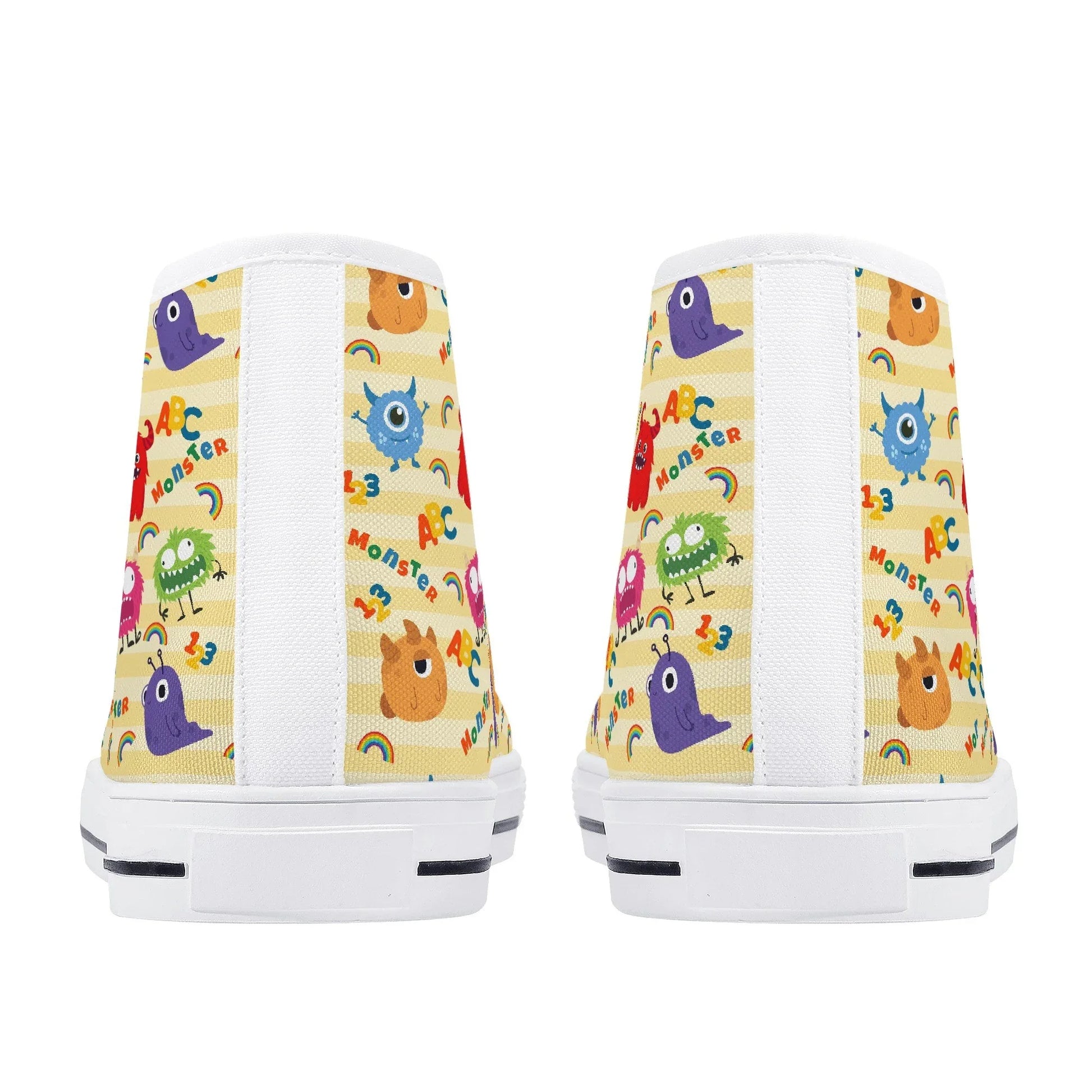 Lil Monsters Unisex High Top Canvas Shoes - Puppy's Aesthetics