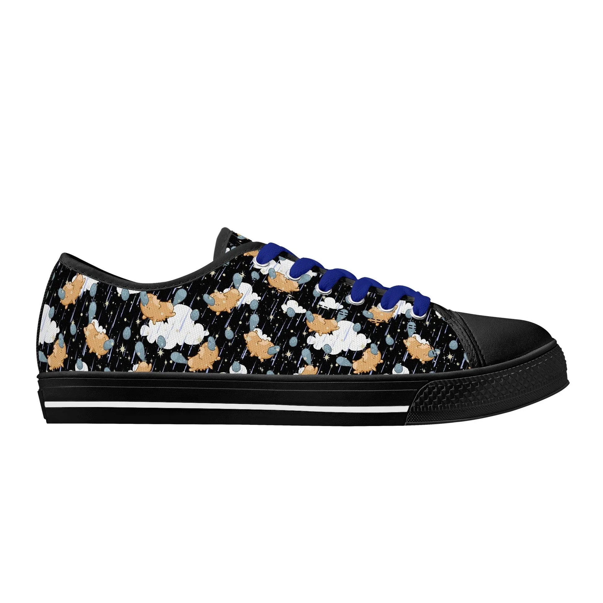 Starry Dreamfluff Unisex Low Top Canvas Shoes - Puppy's Aesthetics