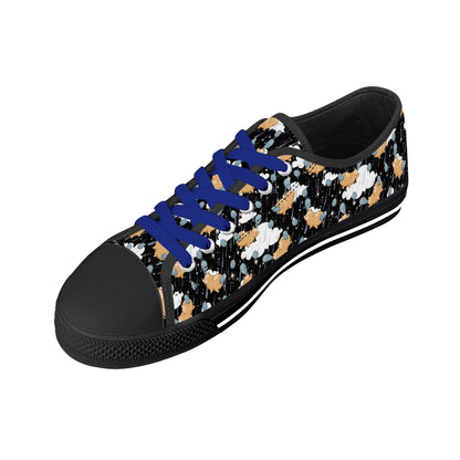 Starry Dreamfluff Unisex Low Top Canvas Shoes - Puppy's Aesthetics