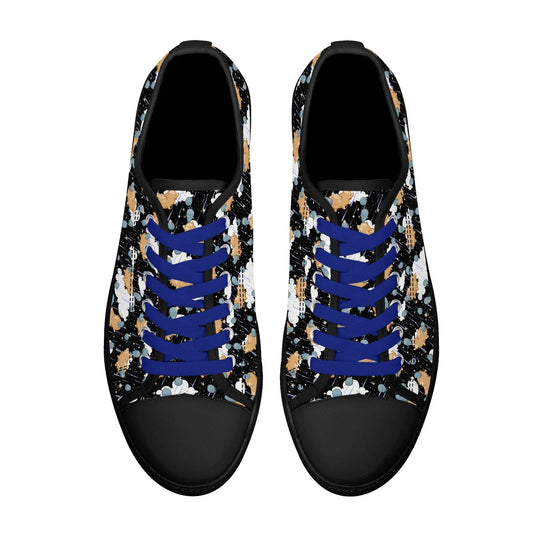 Starry Dreamfluff Unisex Low Top Canvas Shoes - Puppy's Aesthetics