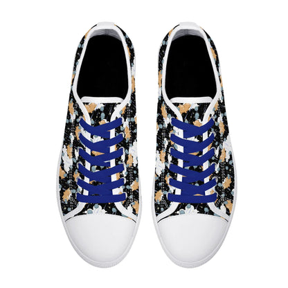 Starry Dreamfluff Unisex Low Top Canvas Shoes - Puppy's Aesthetics