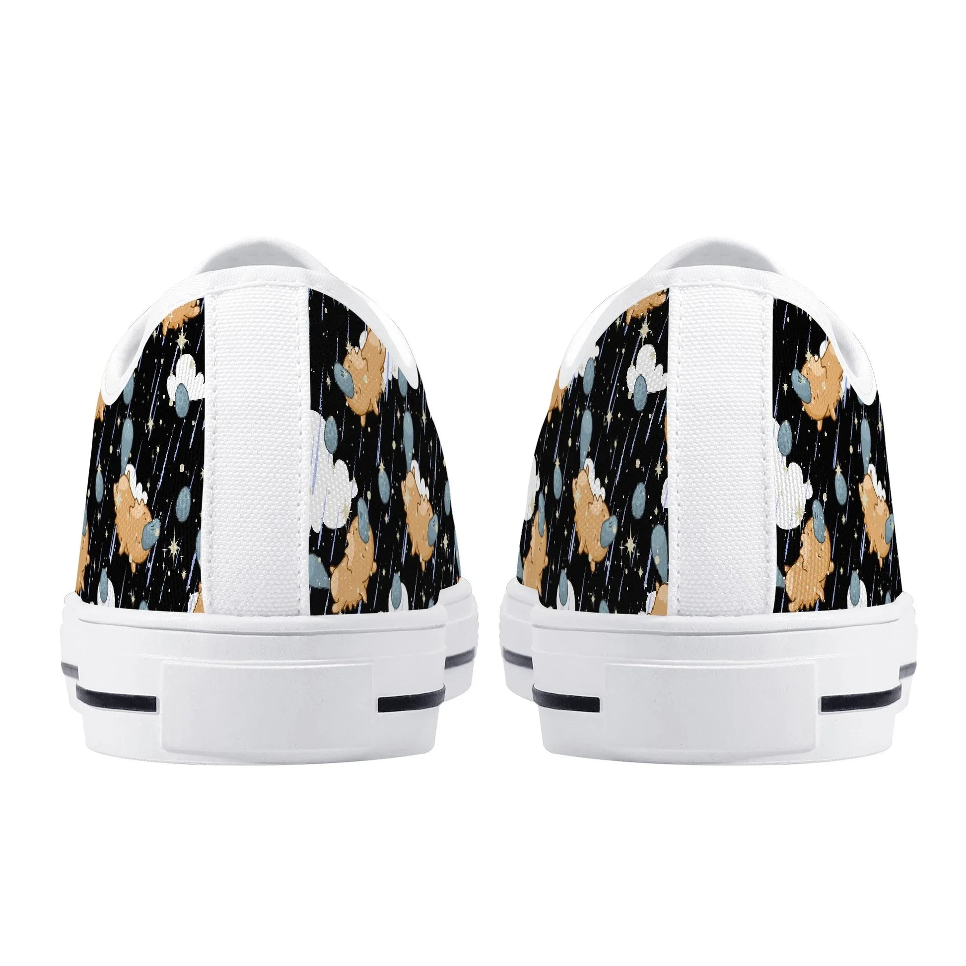 Starry Dreamfluff Unisex Low Top Canvas Shoes - Puppy's Aesthetics