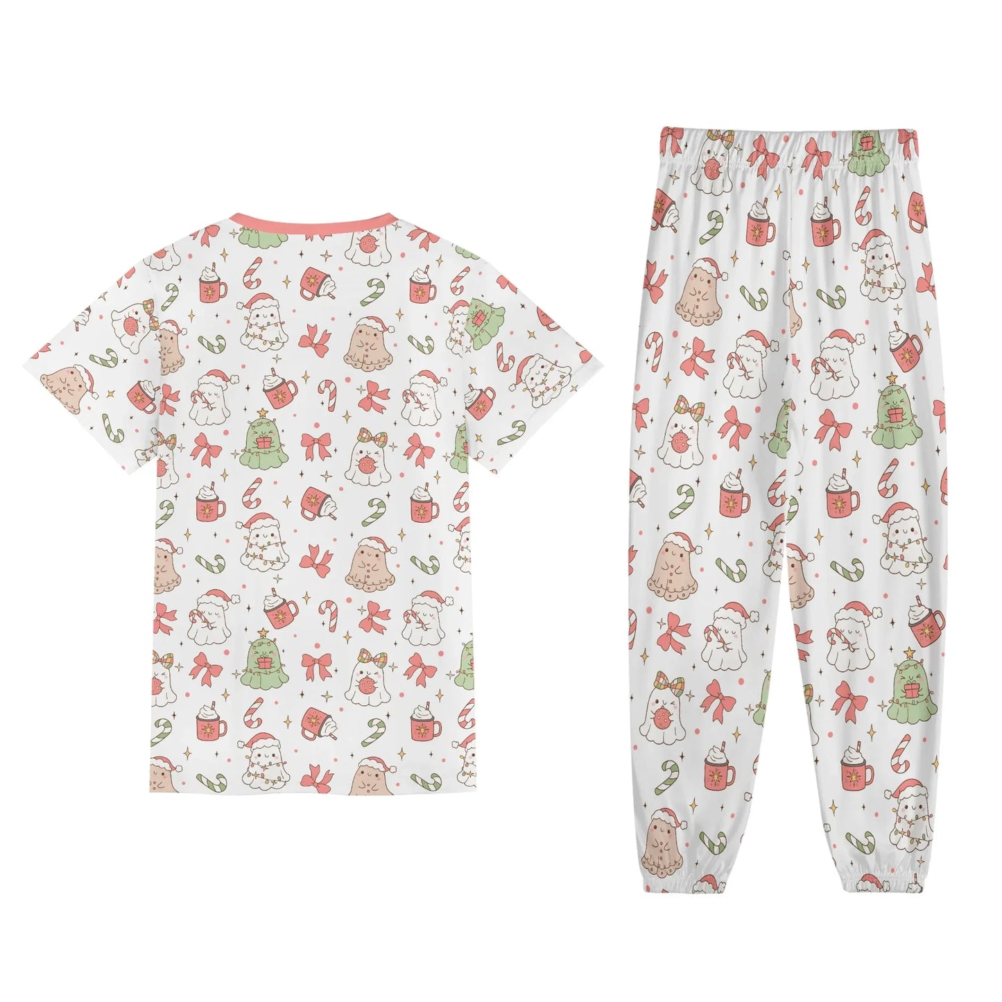 Ghostly Holiday Unisex Jammies - Puppy's Aesthetics