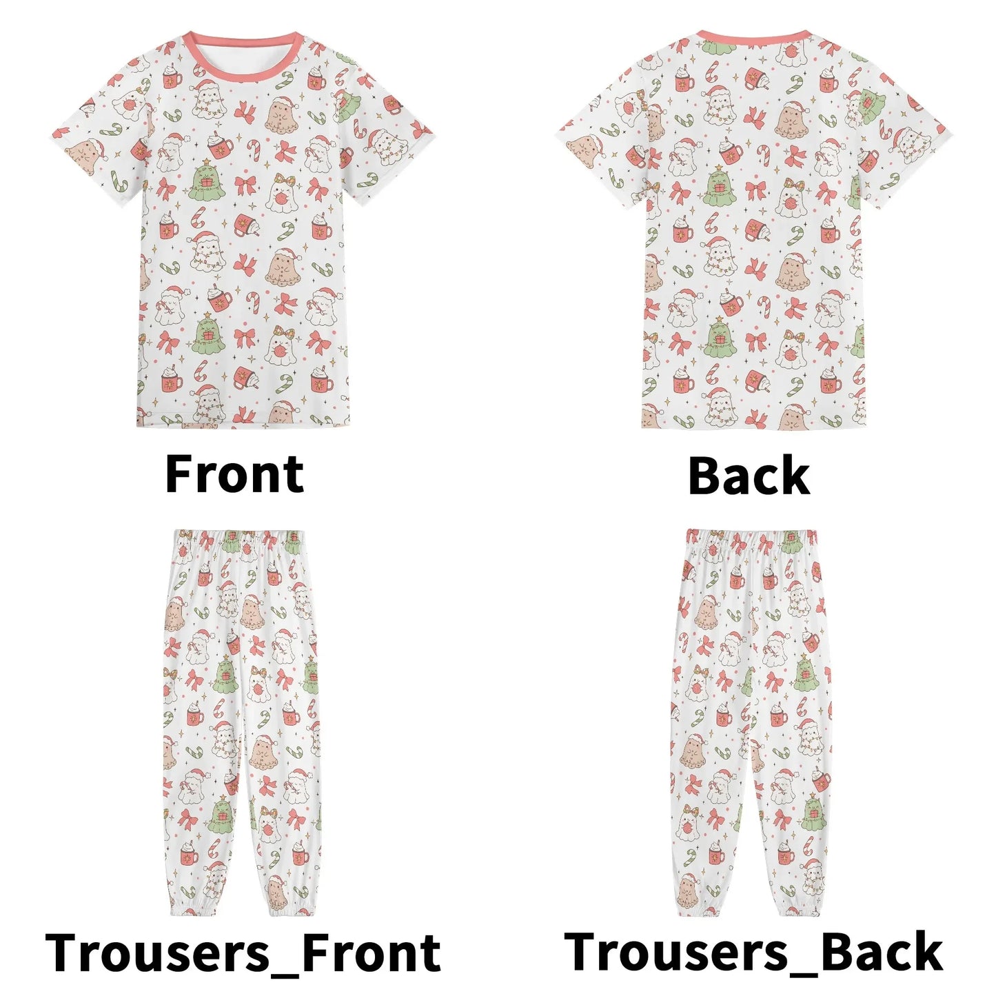 Ghostly Holiday Unisex Jammies - Puppy's Aesthetics