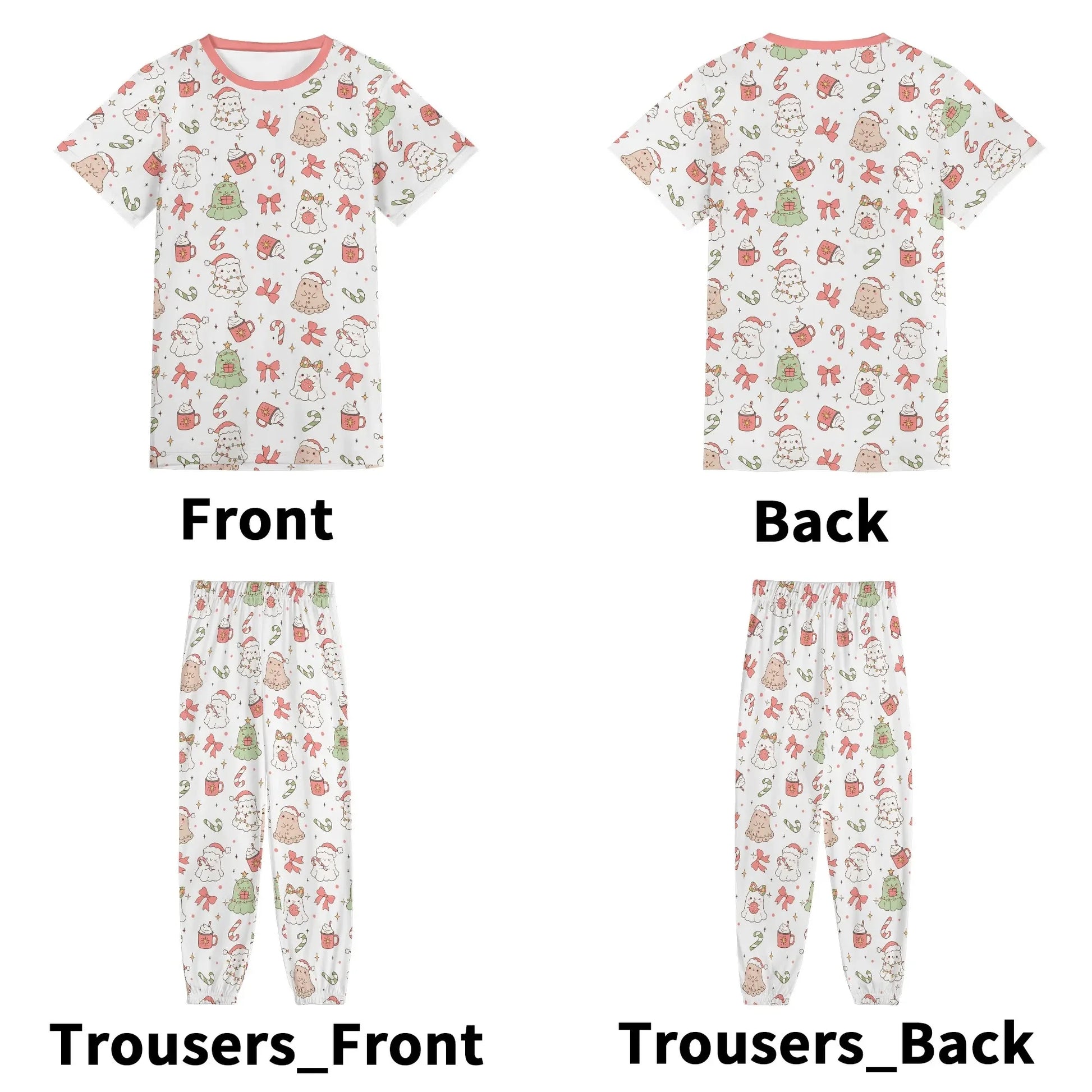 Ghostly Holiday Unisex Jammies - Puppy's Aesthetics