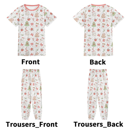 Ghostly Holiday Unisex Jammies - Puppy's Aesthetics