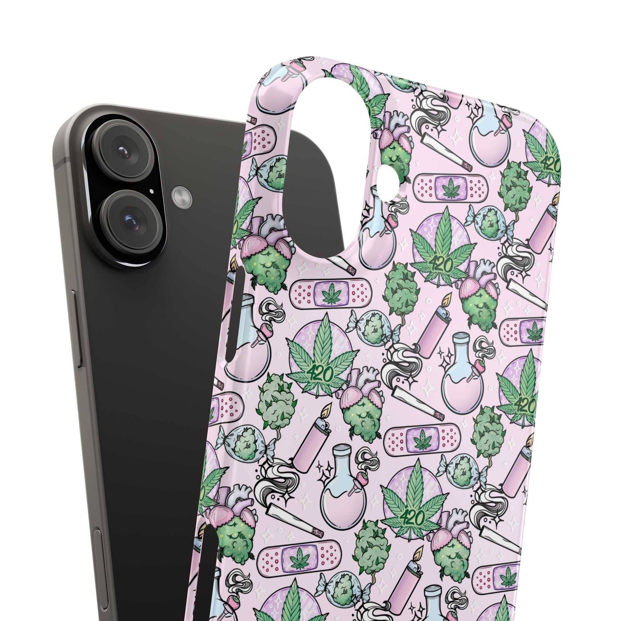 Cute Cannabis iPhone Slim Case
