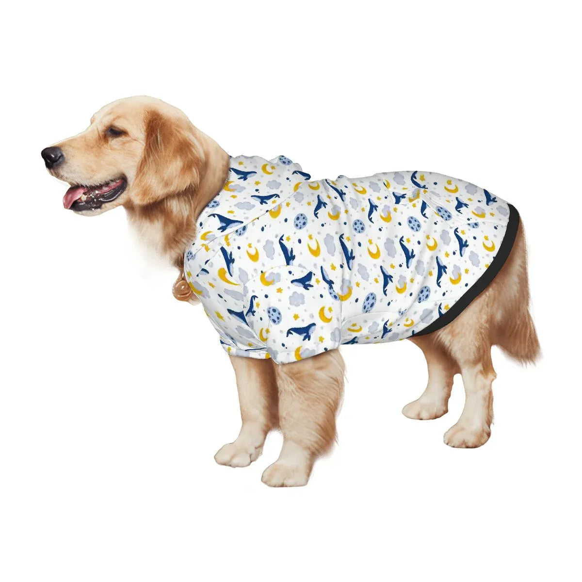 Sleepy Whale Dreams Pet Hoodie - Puppy's Aesthetics