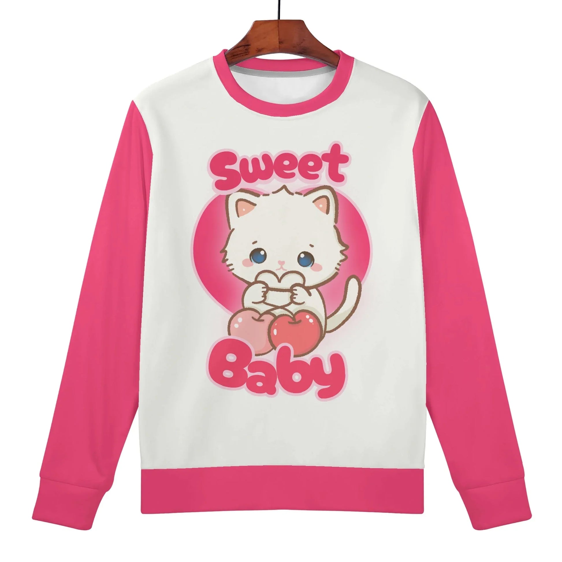 Sweet Cherry Kitty Play Sweater - Puppy's Aesthetics