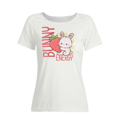 Bunny Energy Soft Fit Tee - Puppy's Aesthetics