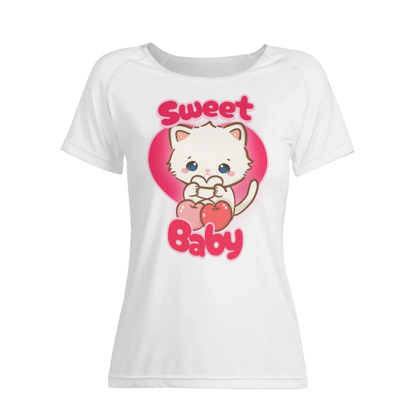 Sweet Cherry Kitty Soft Fit Tee - Puppy's Aesthetics