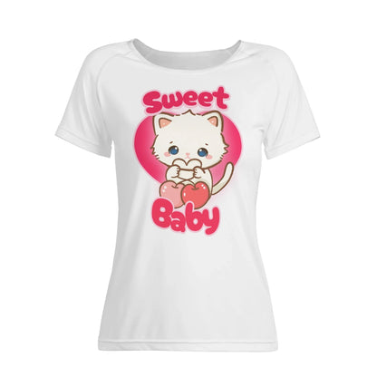 Sweet Cherry Kitty Soft Fit Tee - Puppy's Aesthetics