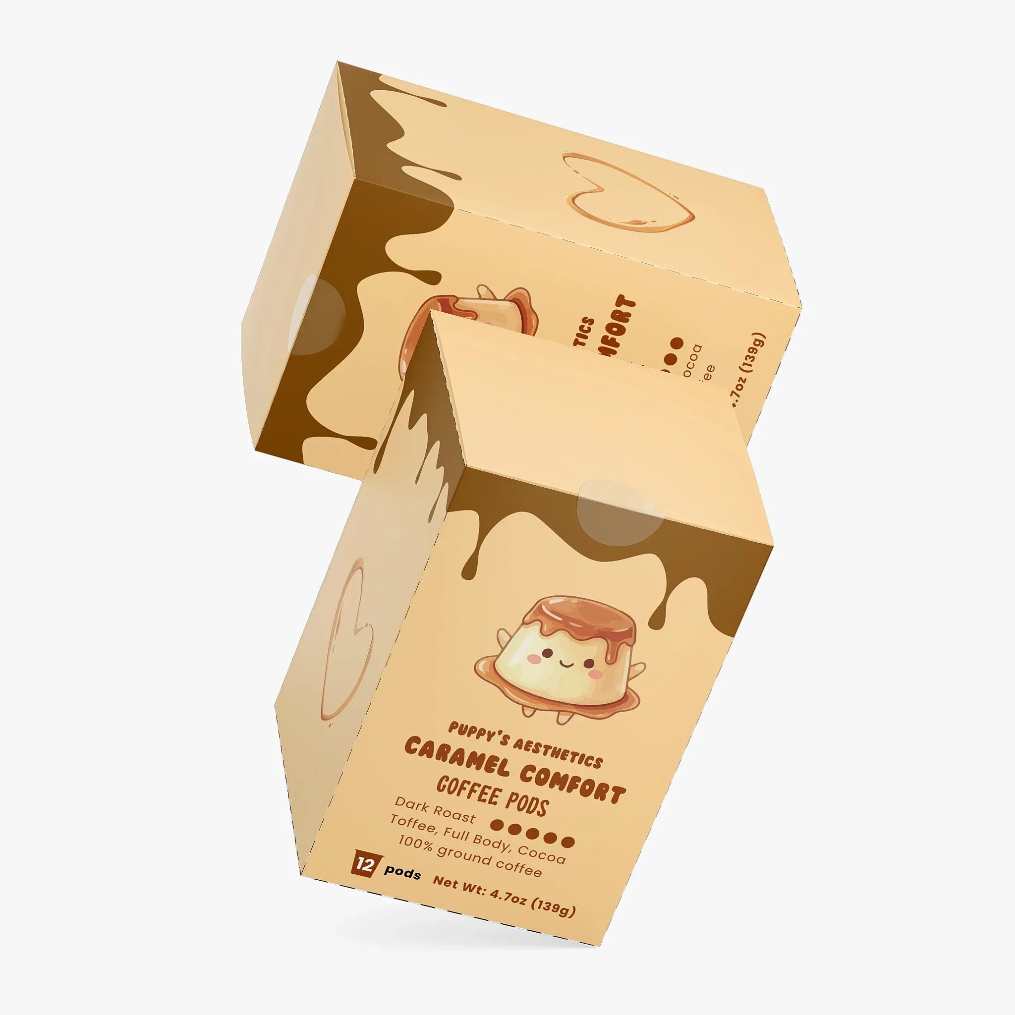 Molten Caramel Coffee Pods (Dark Roast) - Puppy's Aesthetics