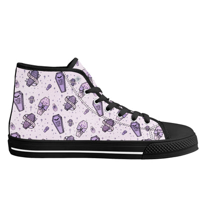 Pastel Pretty Dead Unisex Canvas High Tops