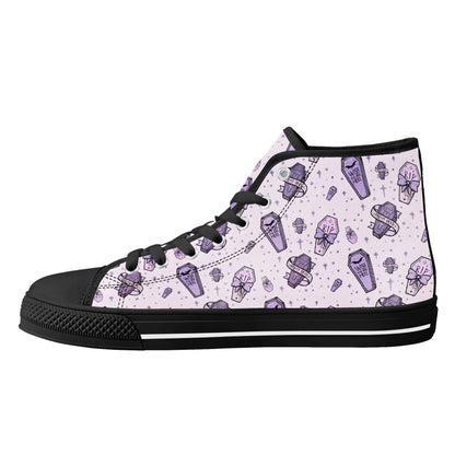 Pastel Pretty Dead Unisex Canvas High Tops