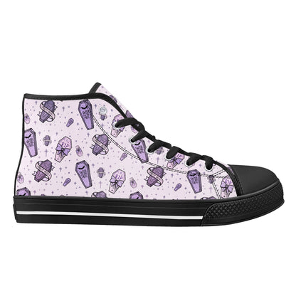 Pastel Pretty Dead Unisex Canvas High Tops