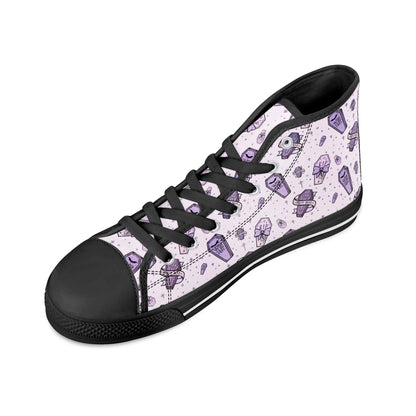Pastel Pretty Dead Unisex Canvas High Tops