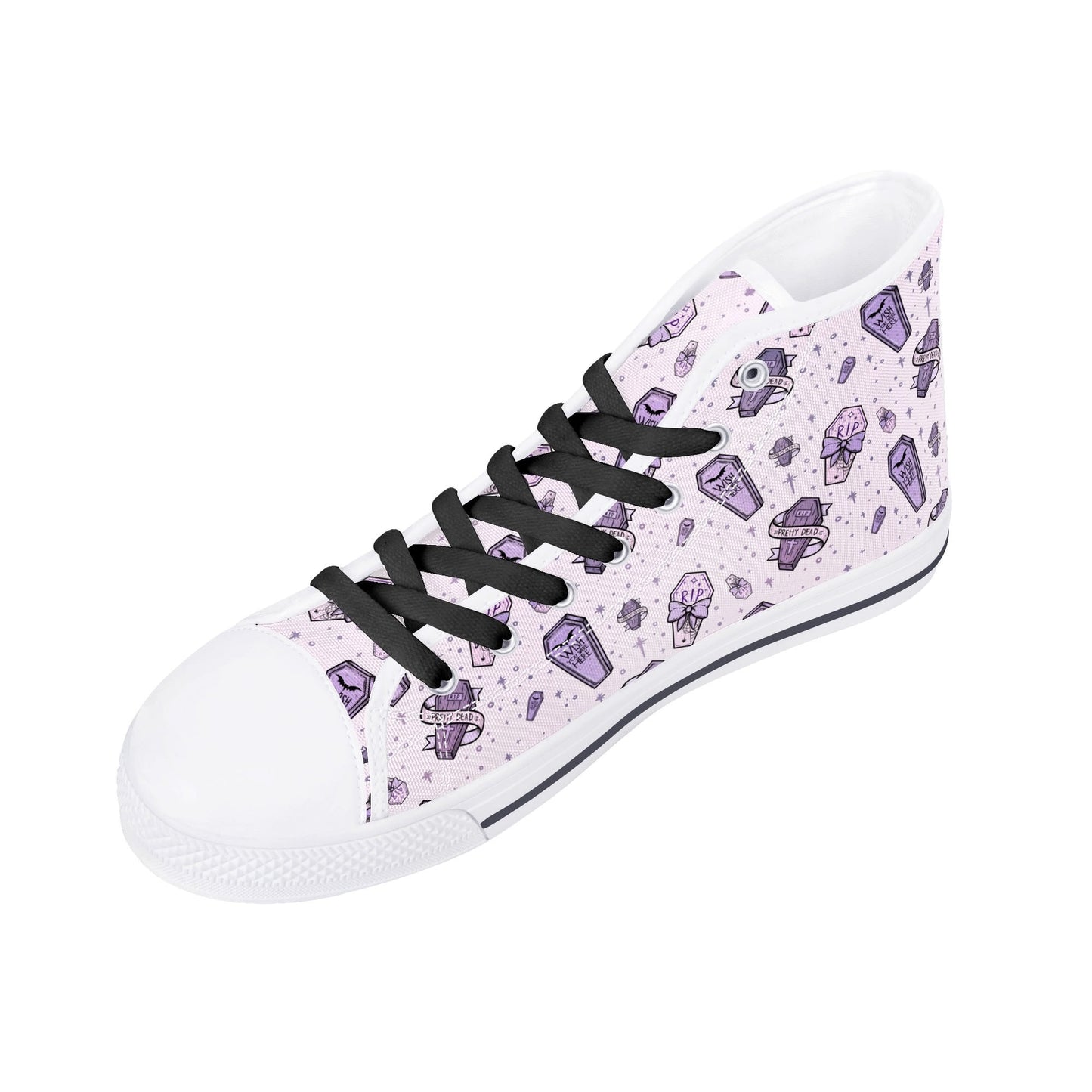 Pastel Pretty Dead Unisex Canvas High Tops