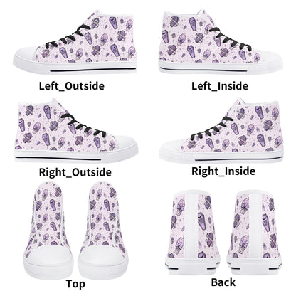 Pastel Pretty Dead Unisex Canvas High Tops