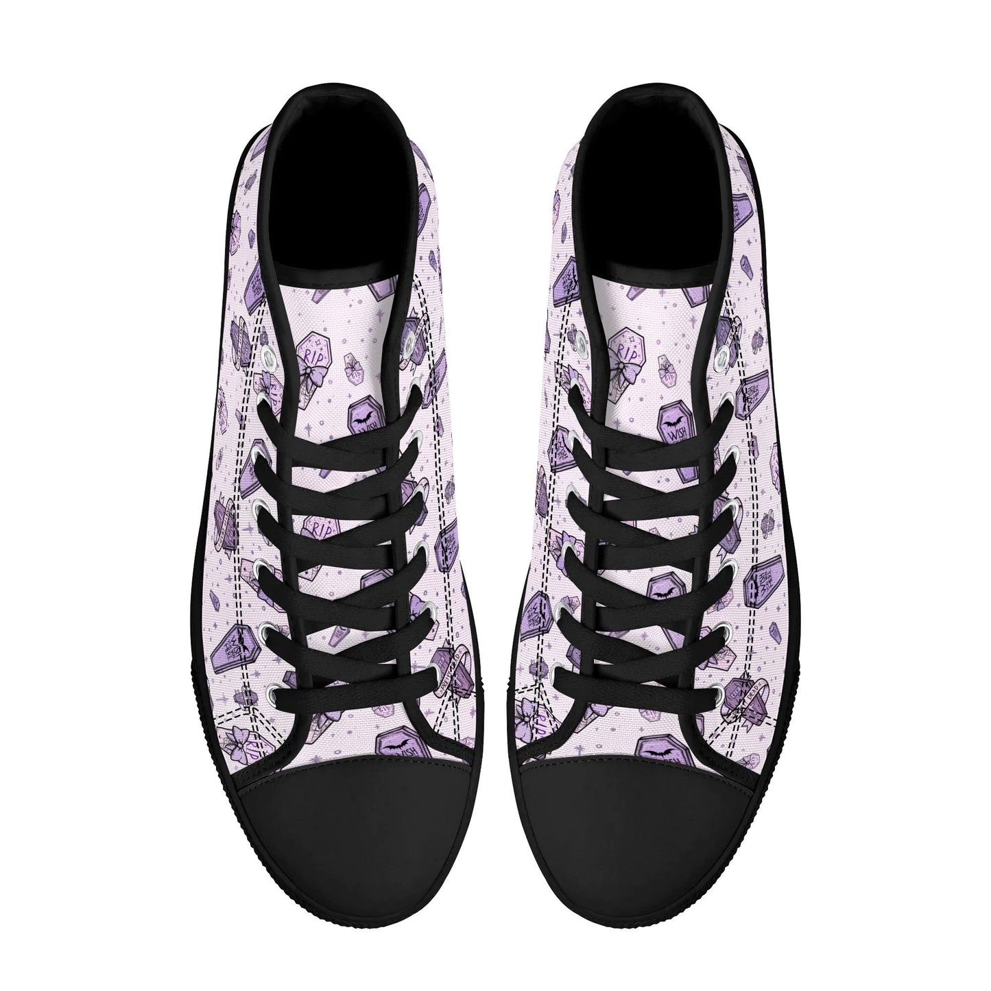 Pastel Pretty Dead Unisex Canvas High Tops