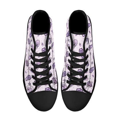 Pastel Pretty Dead Unisex Canvas High Tops