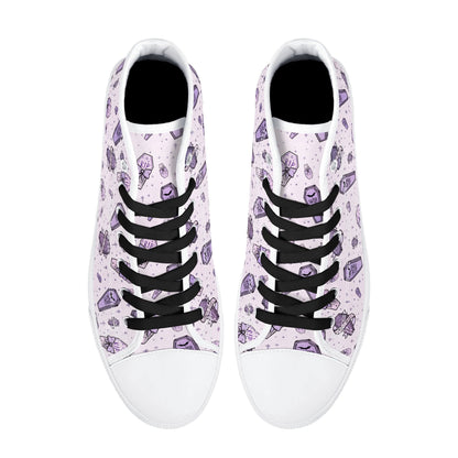 Pastel Pretty Dead Unisex Canvas High Tops