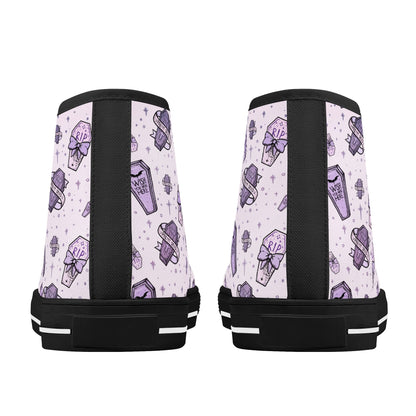 Pastel Pretty Dead Unisex Canvas High Tops