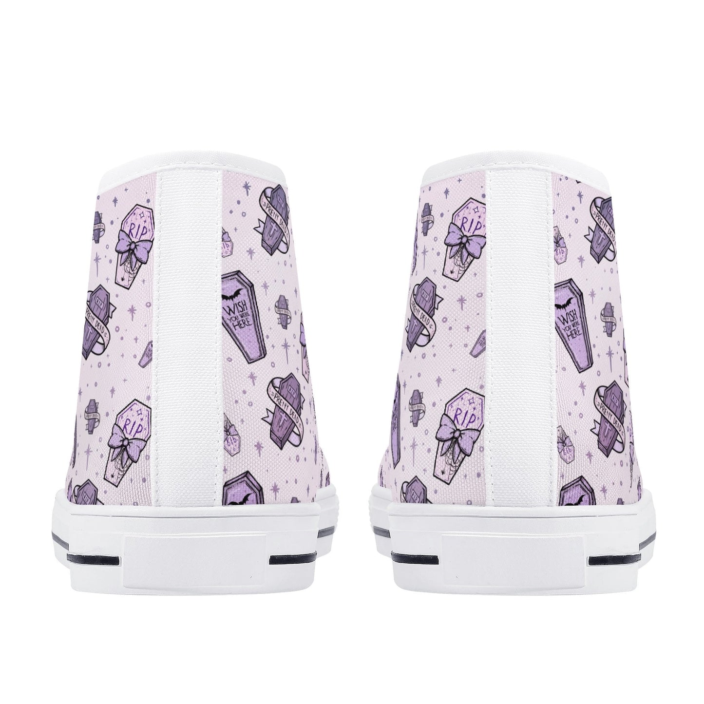 Pastel Pretty Dead Unisex Canvas High Tops