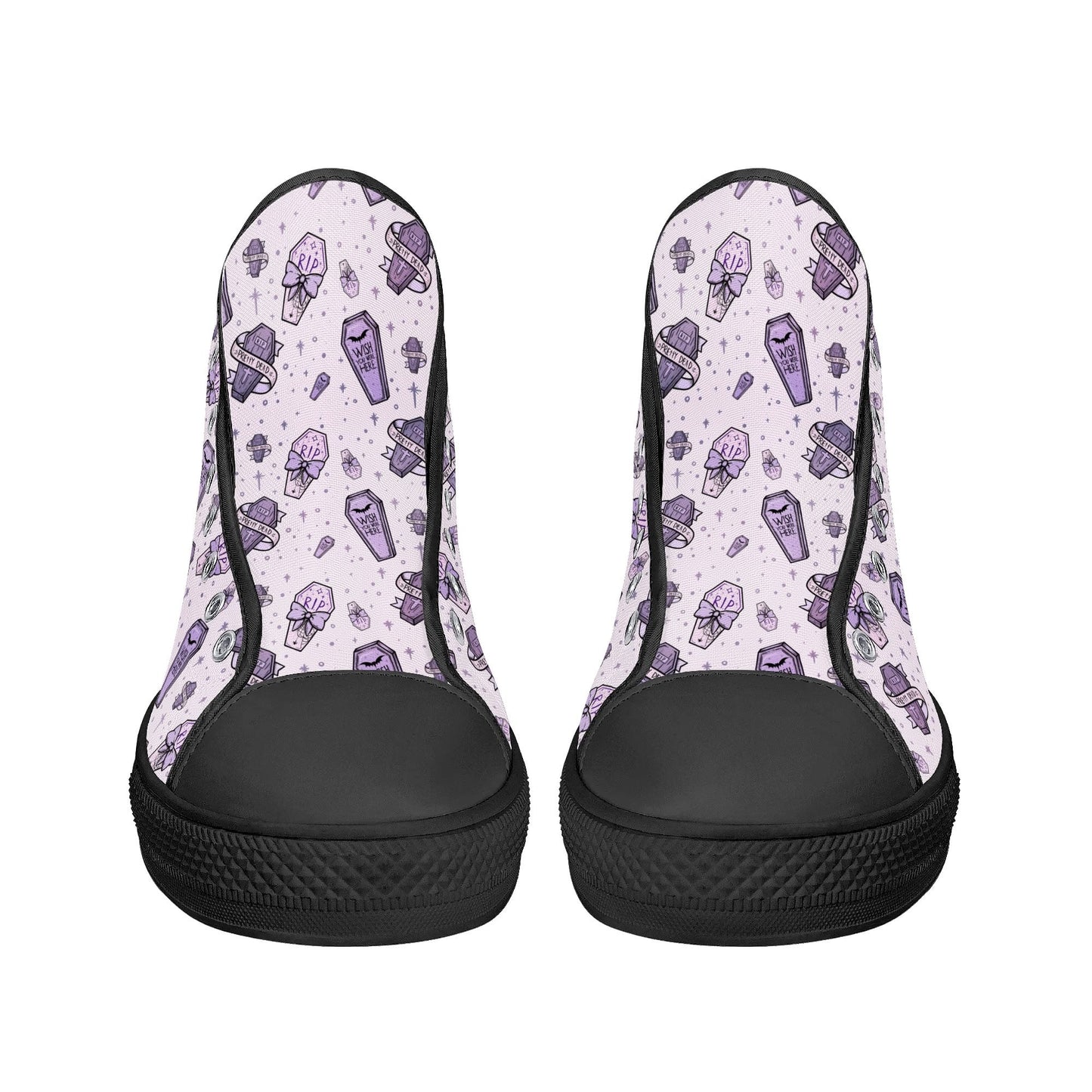 Pastel Pretty Dead Unisex Canvas High Tops