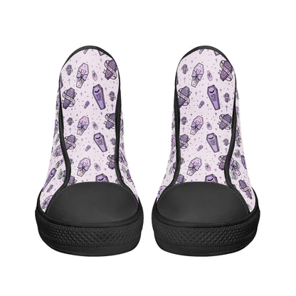Pastel Pretty Dead Unisex Canvas High Tops