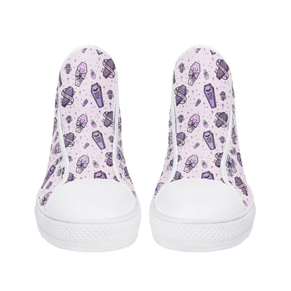 Pastel Pretty Dead Unisex Canvas High Tops