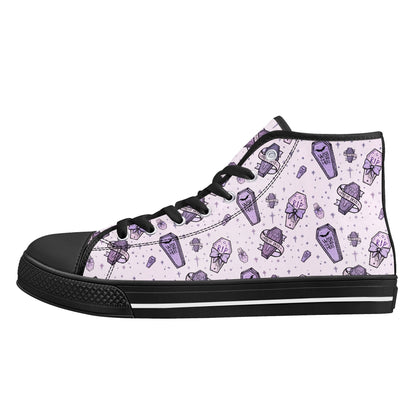 Pastel Pretty Dead Unisex Canvas High Tops