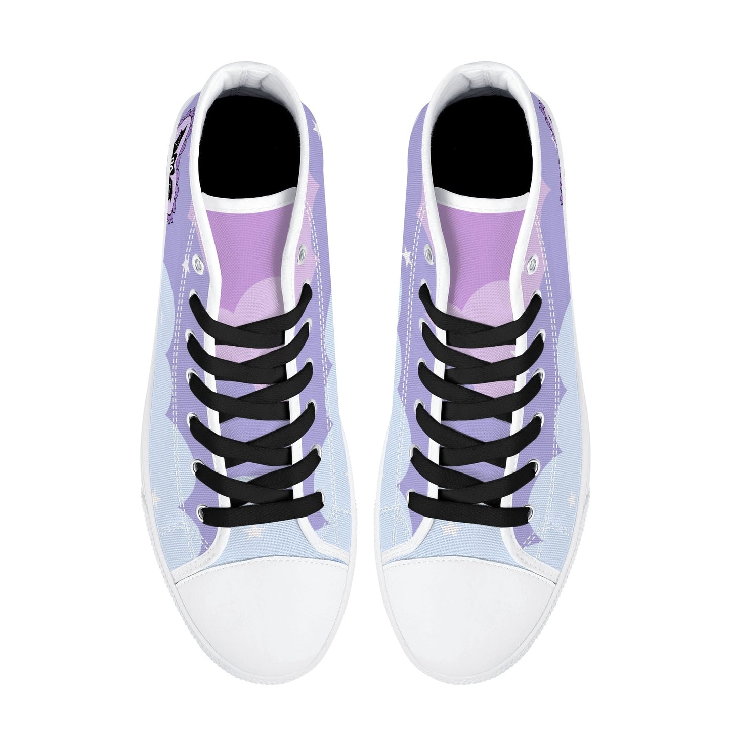 Bite Me Bat Heart Unisex High Tops