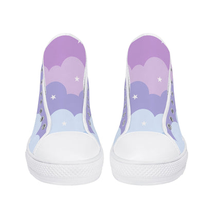 Bite Me Bat Heart Unisex High Tops