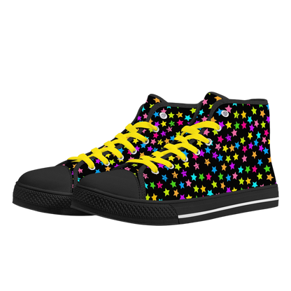 Starfall Chaos Canvas Unisex High Tops