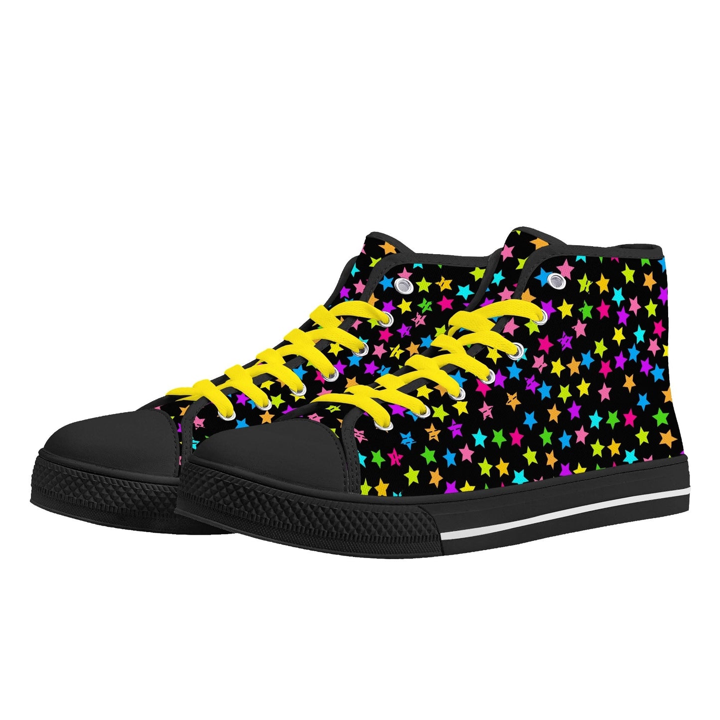 Starfall Chaos Canvas Unisex High Tops