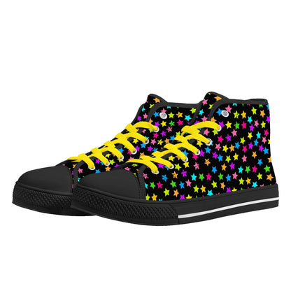 Starfall Chaos Canvas Unisex High Tops