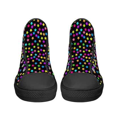 Starfall Chaos Canvas Unisex High Tops
