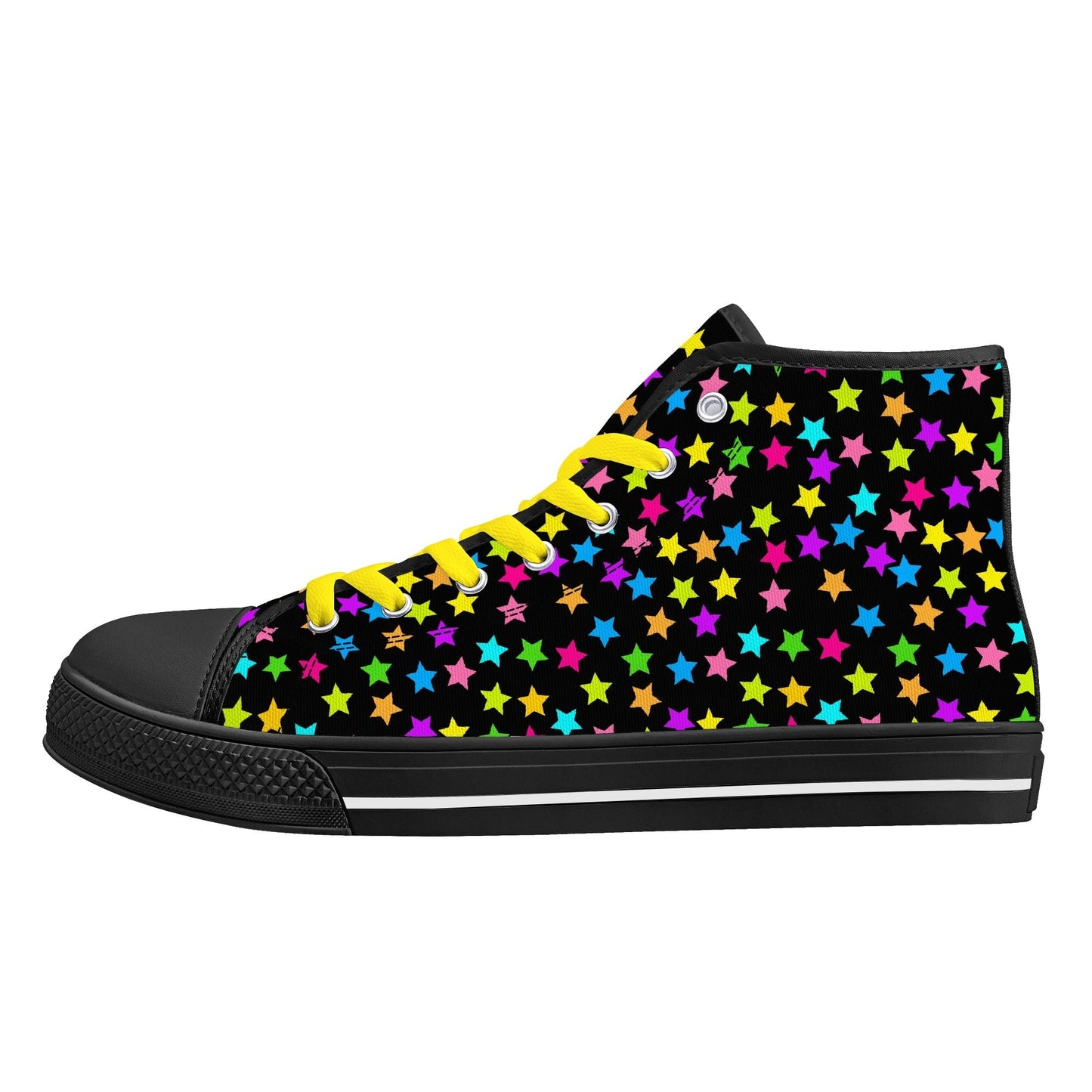 Starfall Chaos Canvas Unisex High Tops