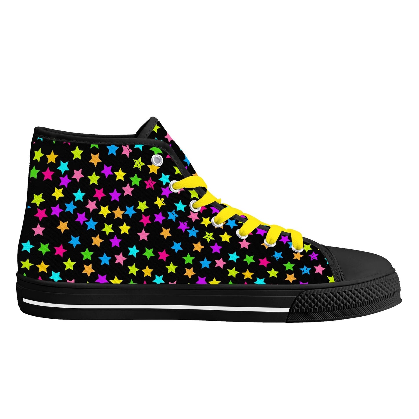 Starfall Chaos Canvas Unisex High Tops