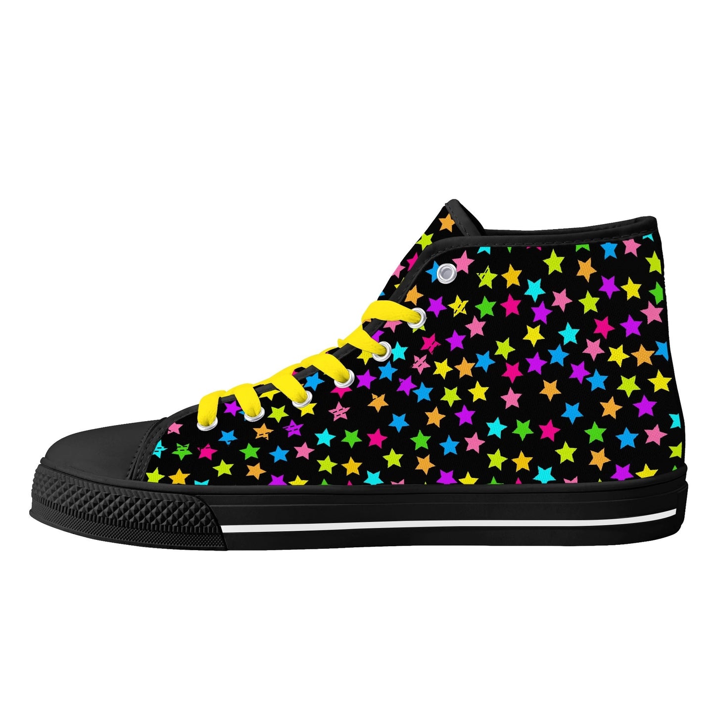 Starfall Chaos Canvas Unisex High Tops