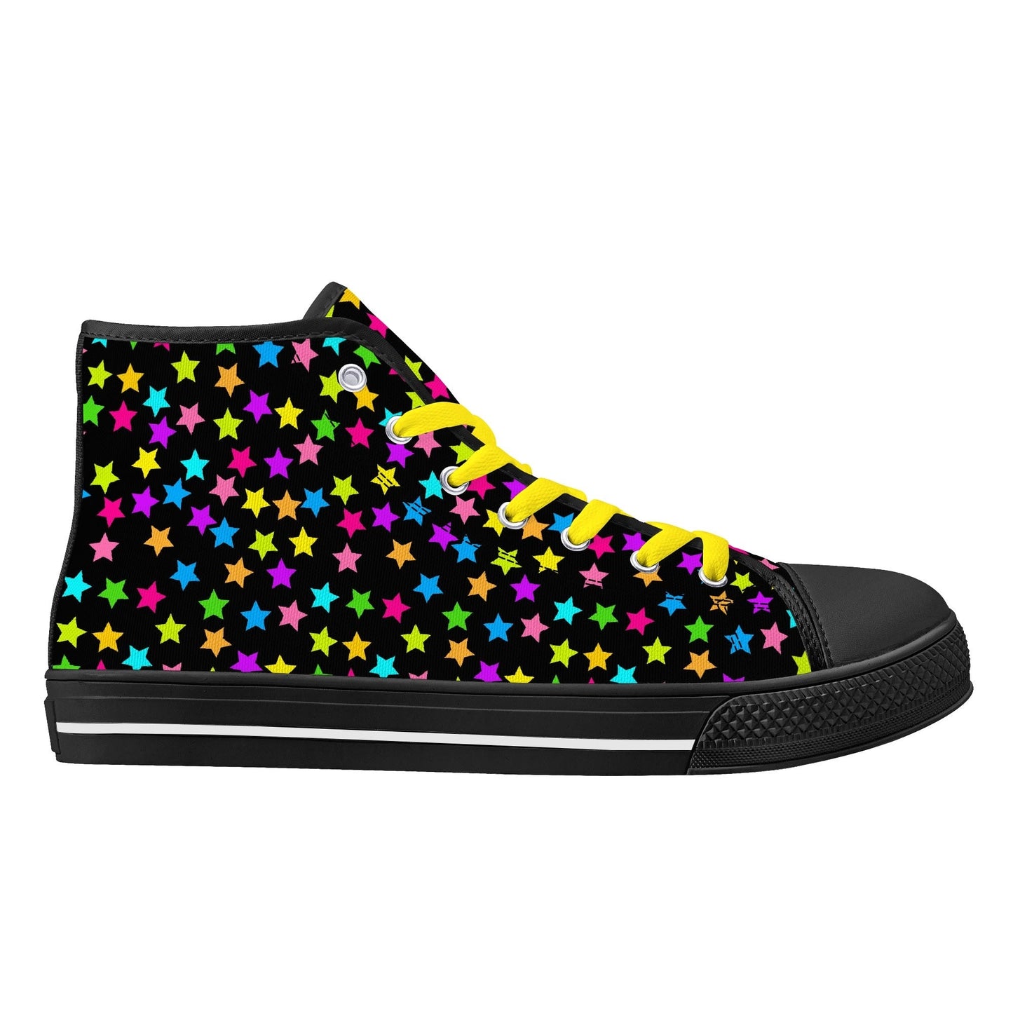 Starfall Chaos Canvas Unisex High Tops